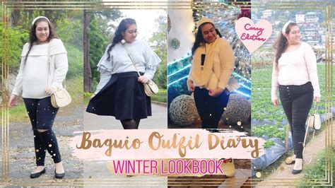 Baguio Outfit Diary // Curvy Winter Lookbook .